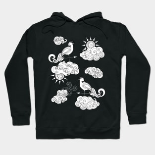 Noncolored Fairytale Weather Forecast Print Hoodie